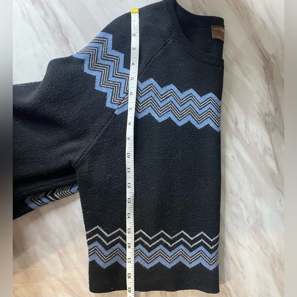 KERISMA Cropped Chevron Sweater Sz L - Picture 4 of 4